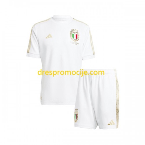 Italija Dres Anniversary Dječji Domaći 2023 Kratkih Rukava Italija Dres Anniversary Dječji Domaći 2023 Kratkih Rukava